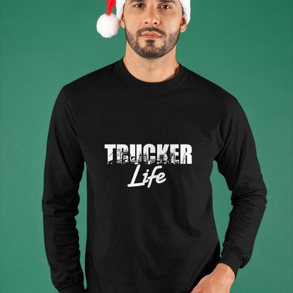 Best Truck Driver Life Shirt, Funny Trucker UnisexT-Shirt/Hoodie/Sweatshirt HLT00 - Truck Driver Trucker Life T-Shirt (1)