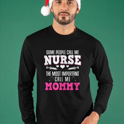 Funny Nurse Shirt, Nurse Unisex T-Shirt/Hoodie/Sweatshirt HLT00 - Proud Nurse And Loving Mommy Best Mom Hero Mother's Day Gift T-Shirt