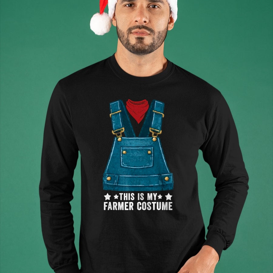 Best Farmer Life Shirt, Funny Farmer UnisexT-Shirt/Hoodie/Sweatshirt HLT00 - This is My Farmer Costume Halloween Funny Farm Farming T-Shirt, Men, Black, X-Large