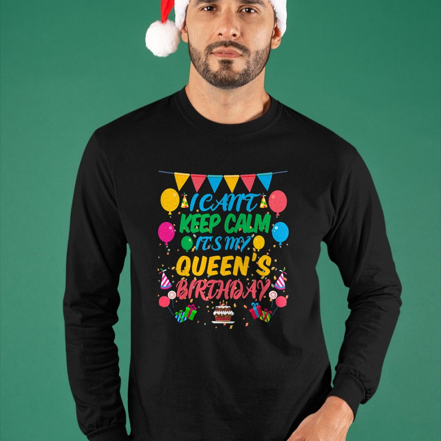 Best Wife Shirt, Wife and Husband Unisex T-Shirt/Hoodie/Sweatshirt HLT00 - I Can't Keep Calm It's My Queen Birthday husband wife T-Shirt