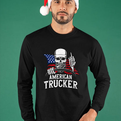 Best Truck Driver Life Shirt, Funny Trucker UnisexT-Shirt/Hoodie/Sweatshirt HLT00 - American Trucker for Patriotic Truck Driver T-Shirt