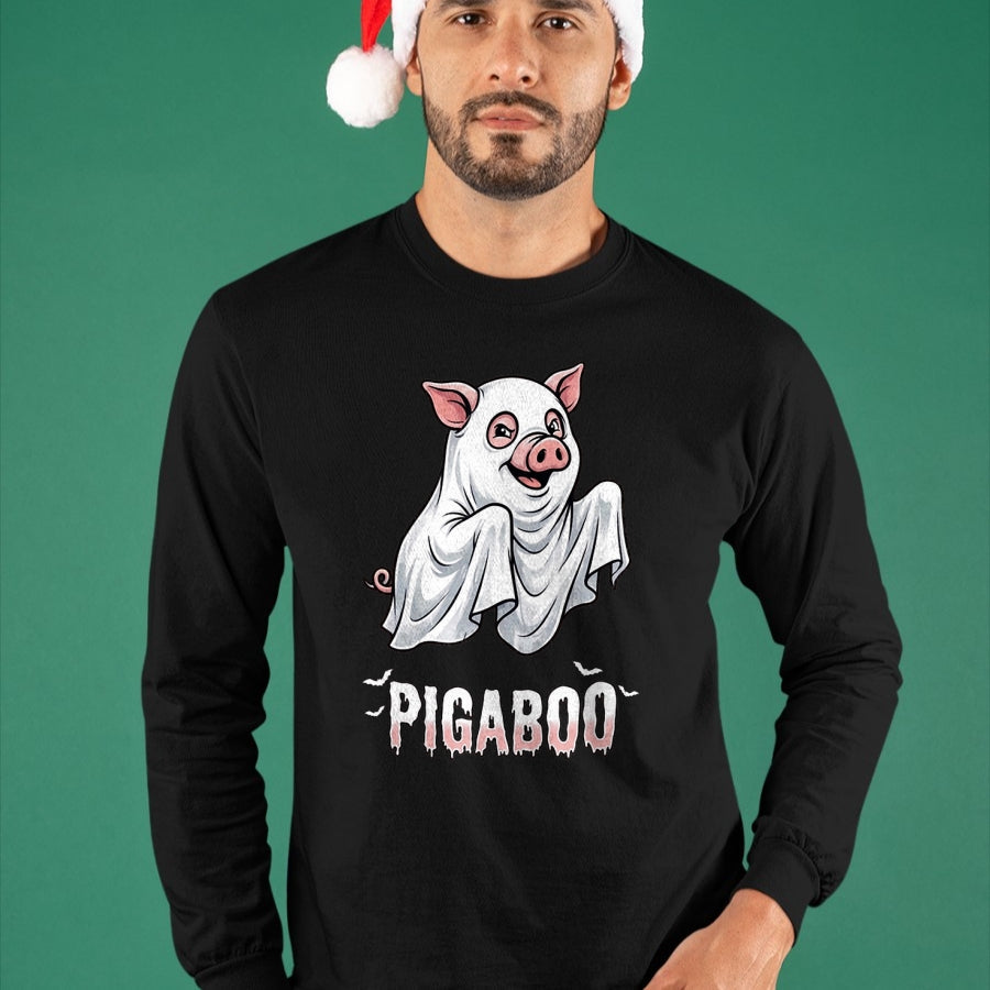 Best Farmer Life Shirt, Funny Farmer UnisexT-Shirt/Hoodie/Sweatshirt HLT00 - Ghost Pig Costume Pig A Boo Farmer Pigaboo T-Shirt