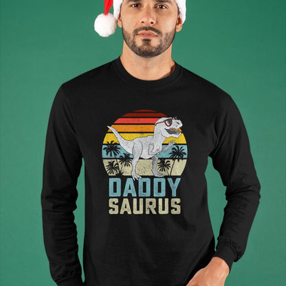 Best Dinosaur Lover Shirt, Funny Dinosaur UnisexT-Shirt/Hoodie/Sweatshirt HLT00 - Daddysaurus T Rex Dinosaur Daddy Saurus Family Matching T-Shirt (2)