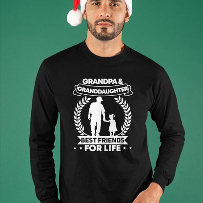 Best Grandpa Shirt, Proud Grandpa Unisex T-Shirt/Hoodie/Sweatshirt HLT00 - Grandfather Granddaughter Grandpa and Granddaughter Matching T-Shirt