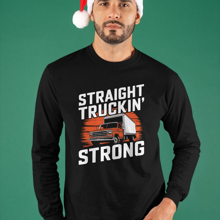 Best Truck Driver Life Shirt, Funny Trucker UnisexT-Shirt/Hoodie/Sweatshirt HLT00 - Box Truck Driving Truck Driver Proud Trucker T-Shirt (2)