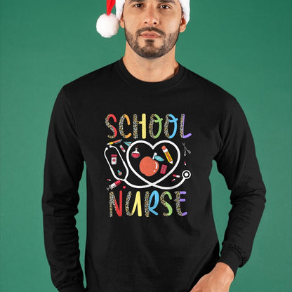 Funny Nurse Shirt, Nurse Unisex T-Shirt/Hoodie/Sweatshirt HLT00 - School Nurse Appreciation Nursing Nurse Day & Nurse Week T-Shirt