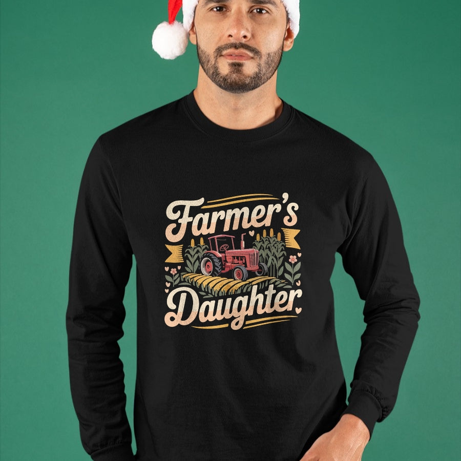 Best Farmer Life Shirt, Funny Farmer UnisexT-Shirt/Hoodie/Sweatshirt HLT00 - Farming Farmer Daughter Tractor Farmer's Daughter T-Shirt