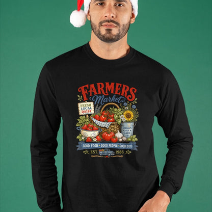 Best Farmer Life Shirt, Funny Farmer UnisexT-Shirt/Hoodie/Sweatshirt HLT00 - Farmer Market Good Food Farm Fresh Harvest Produce Stand T-Shirt
