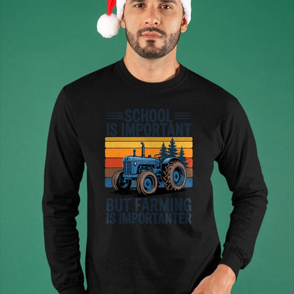 Best Farmer Life Shirt, Funny Farmer UnisexT-Shirt/Hoodie/Sweatshirt HLT00 - Farm Shirt But Farming is Importanter Farmer Tractor Farming T-Shirt