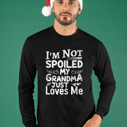 Best Wife Shirt, Wife and Husband Unisex T-Shirt/Hoodie/Sweatshirt HLT00 - I'm Not Spoiled My Grandma Just Love Me Family T-Shirt
