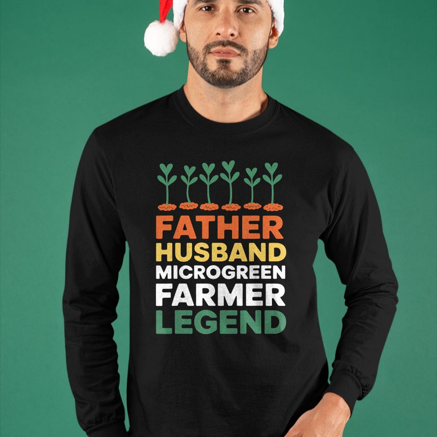 Best Farmer Life Shirt, Funny Farmer UnisexT-Shirt/Hoodie/Sweatshirt HLT00 - Father Husband Farmer Dad Plant Gardening Microgreens T-Shirt