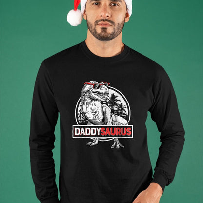 Best Dinosaur Lover Shirt, Funny Dinosaur UnisexT-Shirt/Hoodie/Sweatshirt HLT00 - Daddy Saurus T rex Dinosaur Men Father_s Day Family Matching T-Shirt