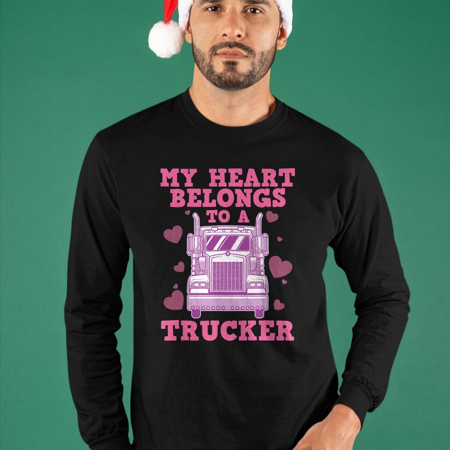 Best Truck Driver Life Shirt, Funny Trucker UnisexT-Shirt/Hoodie/Sweatshirt HLT00 - Cool Truckers Wife Gift for Women Funny Truck Driver Girl T-Shirt