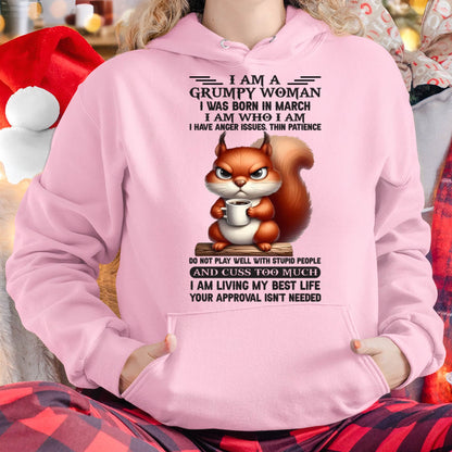 MARCH - GRUMPY WOMAN - BIRTHDAY GIFT FOR WOMEN - HLT03 (SKU09-07-03)