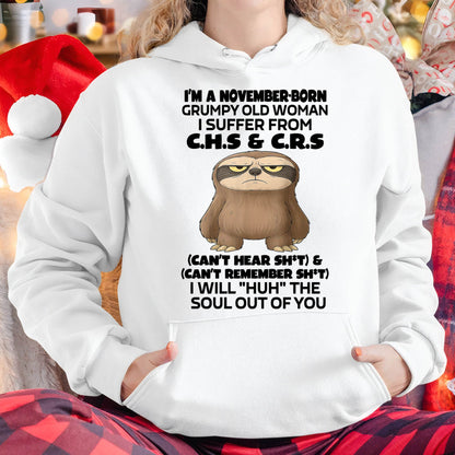 November - Grumpy Old Woman - Birrthday Gift For Women - HLT11 (SKU09-21-11)