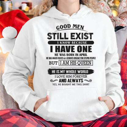 April - Good Men Still Exist - Perfect Gift For Girlfriend, Wife From Husband - HLT04 (SKU07-166-04)
