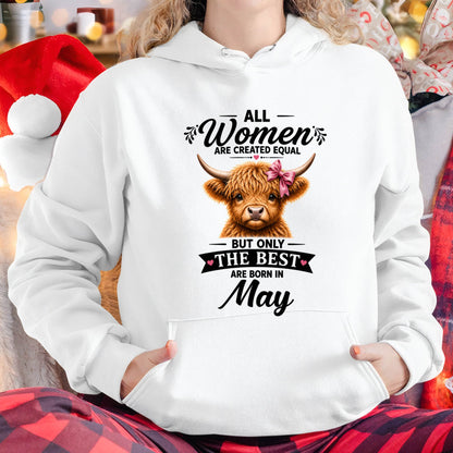 MAY, WOMEN ARE CREATED EQUAL - SHIRT FOR WOMEN - HLT05 (SKU2608-14-05)