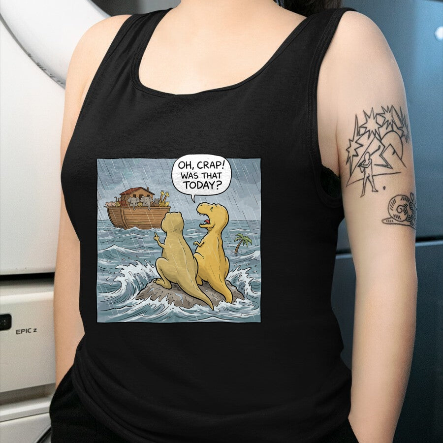 Best Dinosaur Lover Shirt, Funny Dinosaur UnisexT-Shirt/Hoodie/Sweatshirt HLT00 - Jesus Saves Funny Dinosaurs Christian Oh Crap was that Today T-Shirt