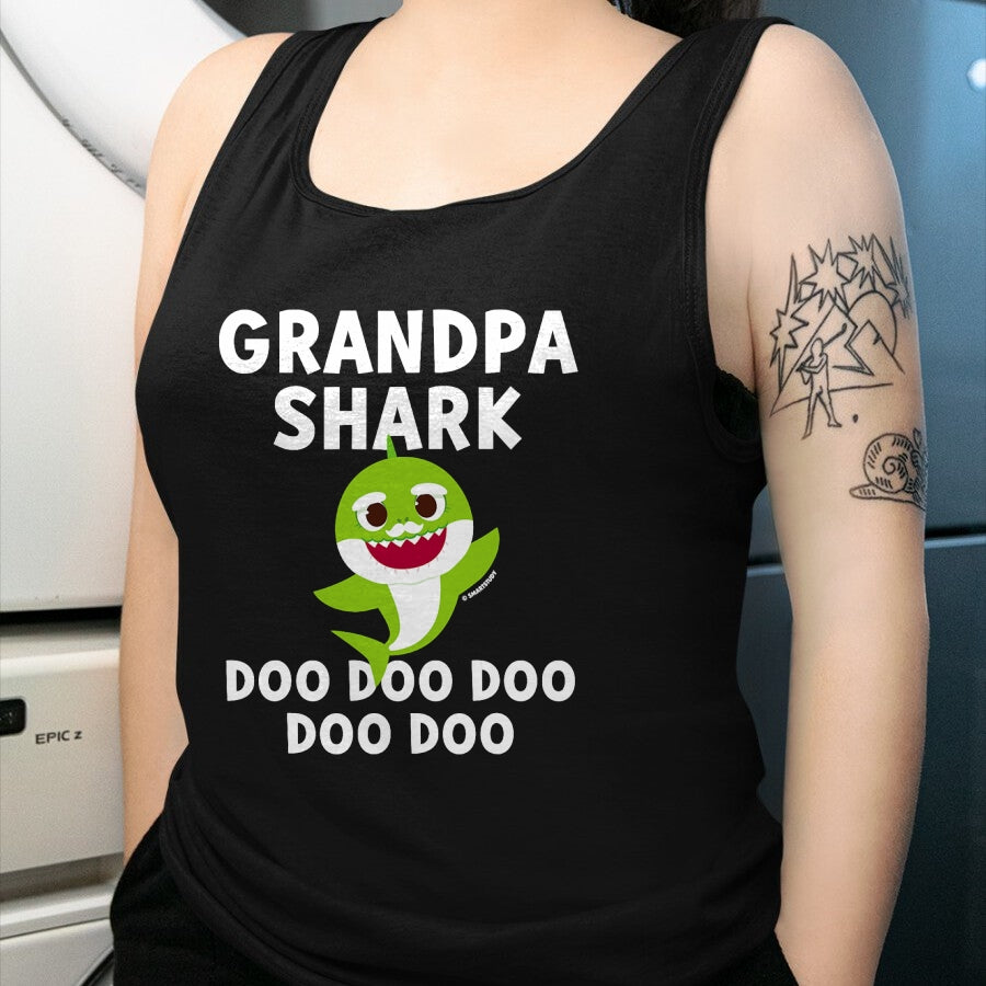 Best Grandpa Shirt, Proud Grandpa Unisex T-Shirt/Hoodie/Sweatshirt HLT00 - Pinkfong Grandpa Shark Official T-shirt T-Shirt
