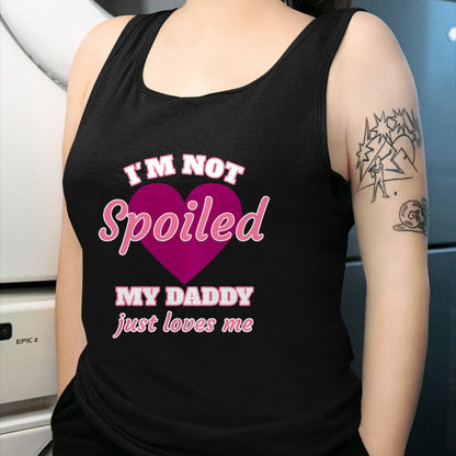 Best Wife Shirt, Wife and Husband Unisex T-Shirt/Hoodie/Sweatshirt HLT00 - Girls I'm Not Spoiled My Daddy Just Loves Me Funny Daughter Premium T-Shirt