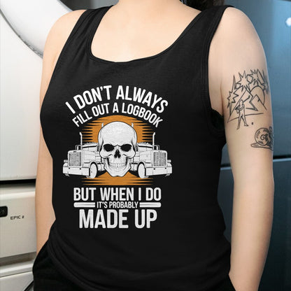 Best Truck Driver Life Shirt, Funny Trucker UnisexT-Shirt/Hoodie/Sweatshirt HLT00 - Best Truck Driver Art for Men Dad Women Trucking CDL Trucker T-Shirt (7)