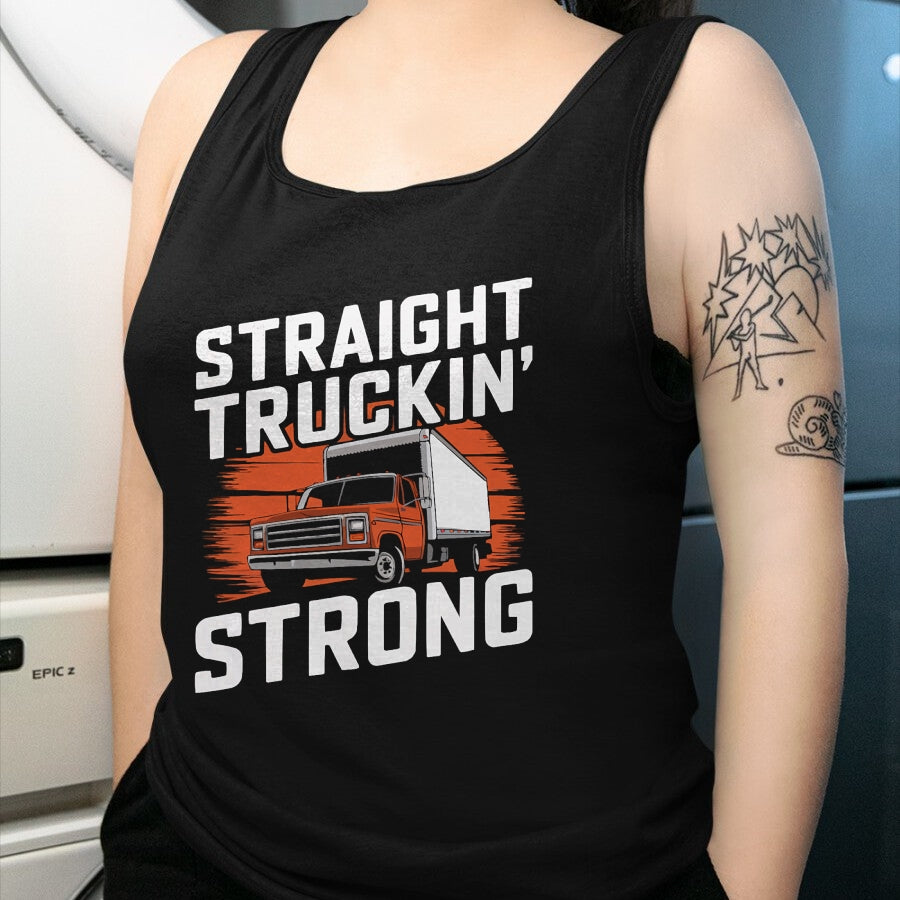 Best Truck Driver Life Shirt, Funny Trucker UnisexT-Shirt/Hoodie/Sweatshirt HLT00 - Box Truck Driving Truck Driver Proud Trucker T-Shirt (2)