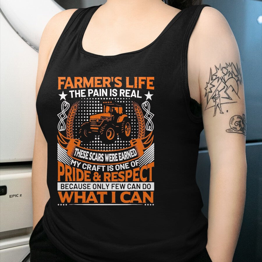 Best Farmer Life Shirt, Funny Farmer UnisexT-Shirt/Hoodie/Sweatshirt HLT00 - Funny Farmer’s Life Tractors Planting Crops Men Women T-Shirt, Men, Black, XX-Large