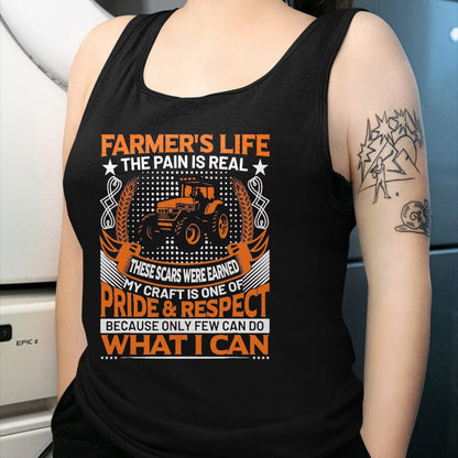 Best Farmer Life Shirt, Funny Farmer UnisexT-Shirt/Hoodie/Sweatshirt HLT00 - Funny Farmer’s Life Tractors Planting Crops Men Women T-Shirt, Men, Black, XX-Large