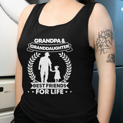 Best Grandpa Shirt, Proud Grandpa Unisex T-Shirt/Hoodie/Sweatshirt HLT00 - Grandfather Granddaughter Grandpa and Granddaughter Matching T-Shirt