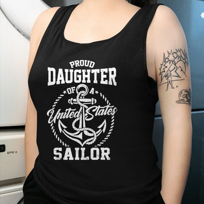 Proud Veteran Shirt, Funny Veteran UnisexT-Shirt/Hoodie/Sweatshirt HLT00 - Proud Daughter of A Sailor US Veteran Family Matching T-Shirt