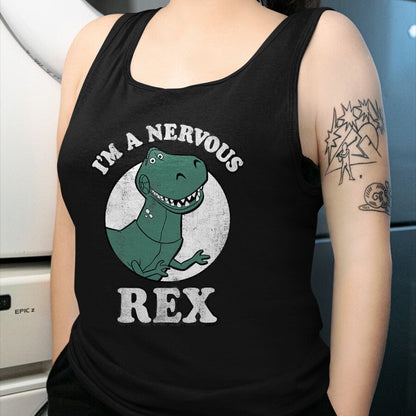 Best Dinosaur Lover Shirt, Funny Dinosaur UnisexT-Shirt/Hoodie/Sweatshirt HLT00 - Disney Pixar Toy Story I_m A Nervous Rex Dinosaur T-Shirt