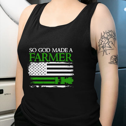 Best Farmer Life Shirt, Funny Farmer UnisexT-Shirt/Hoodie/Sweatshirt HLT00 - So God Made A Farmer, Farming Farmer T-Shirt