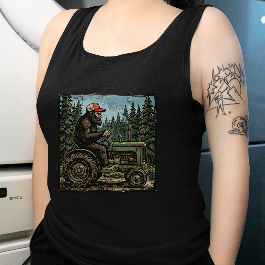Best Farmer Life Shirt, Funny Farmer UnisexT-Shirt/Hoodie/Sweatshirt HLT00 - Bigfoot Sasquatch Tractor Funny Farm Farmer Men Women Kids T-Shirt