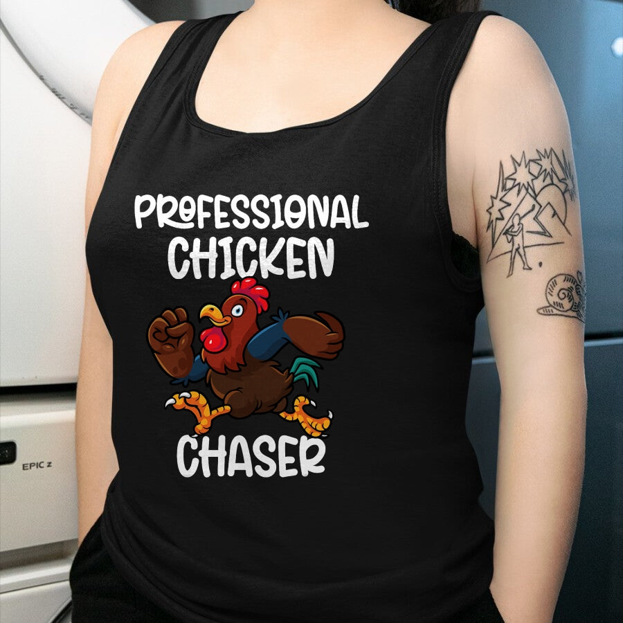 Best Farmer Life Shirt, Funny Farmer UnisexT-Shirt/Hoodie/Sweatshirt HLT00 - Professional Chicken Chaser Funny Farm Farmer Kids Running T-Shirt
