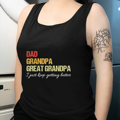 Best Grandpa Shirt, Proud Grandpa Unisex T-Shirt/Hoodie/Sweatshirt HLT00 - Fathers Day From Wife son kids Dad Grandpa Great Grandpa T-Shirt