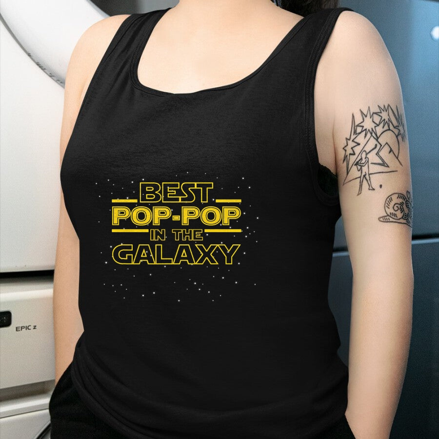Best Grandpa Shirt, Proud Grandpa Unisex T-Shirt/Hoodie/Sweatshirt HLT00 - Grandpa Pop-Pop Shirt Gift, Best Pop-Pop in the Galaxy T-Shirt