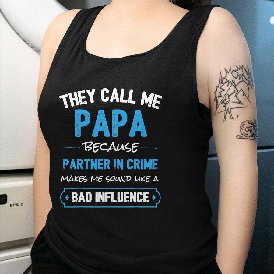 Best Grandpa Shirt, Proud Grandpa Unisex T-Shirt/Hoodie/Sweatshirt HLT00 - Funny Grandpa Papa Partner In Crime Dad T-Shirt