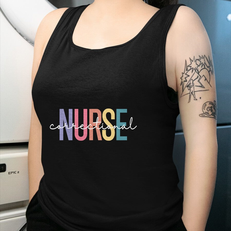 Funny Nurse Shirt, Nurse Unisex T-Shirt/Hoodie/Sweatshirt HLT00 - Correctional Nurse Forensic Nurse Corrections Nursing T-Shirt