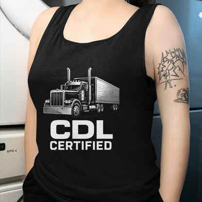 Best Truck Driver Life Shirt, Funny Trucker UnisexT-Shirt/Hoodie/Sweatshirt HLT00 - CDL Certified - Trucker Driver Funny Art T-Shirt