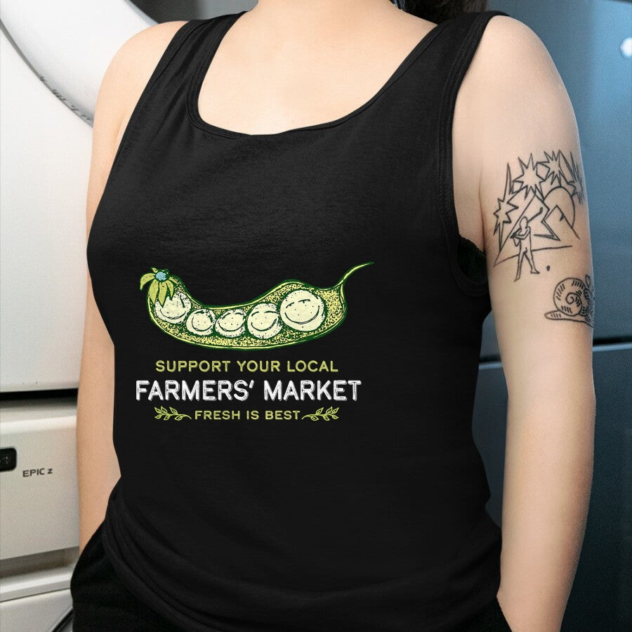 Best Farmer Life Shirt, Funny Farmer UnisexT-Shirt/Hoodie/Sweatshirt HLT00 - Support Your Local Outdoor Farmers' Market Funny Graphic T-Shirt