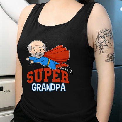 Best Grandpa Shirt, Proud Grandpa Unisex T-Shirt/Hoodie/Sweatshirt HLT00 - Super Grandpa Hero Grandpa Superhero Grandpa T-Shirt
