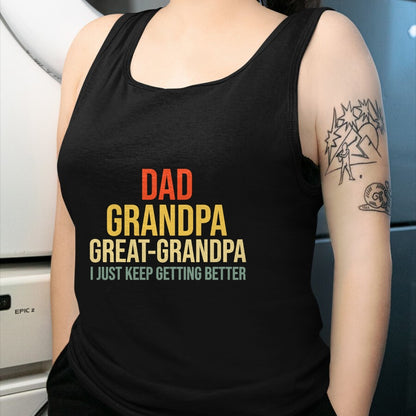 Best Grandpa Shirt, Proud Grandpa Unisex T-Shirt/Hoodie/Sweatshirt HLT00 - Funny Great Grandpa for Fathers Day T-Shirt (1)
