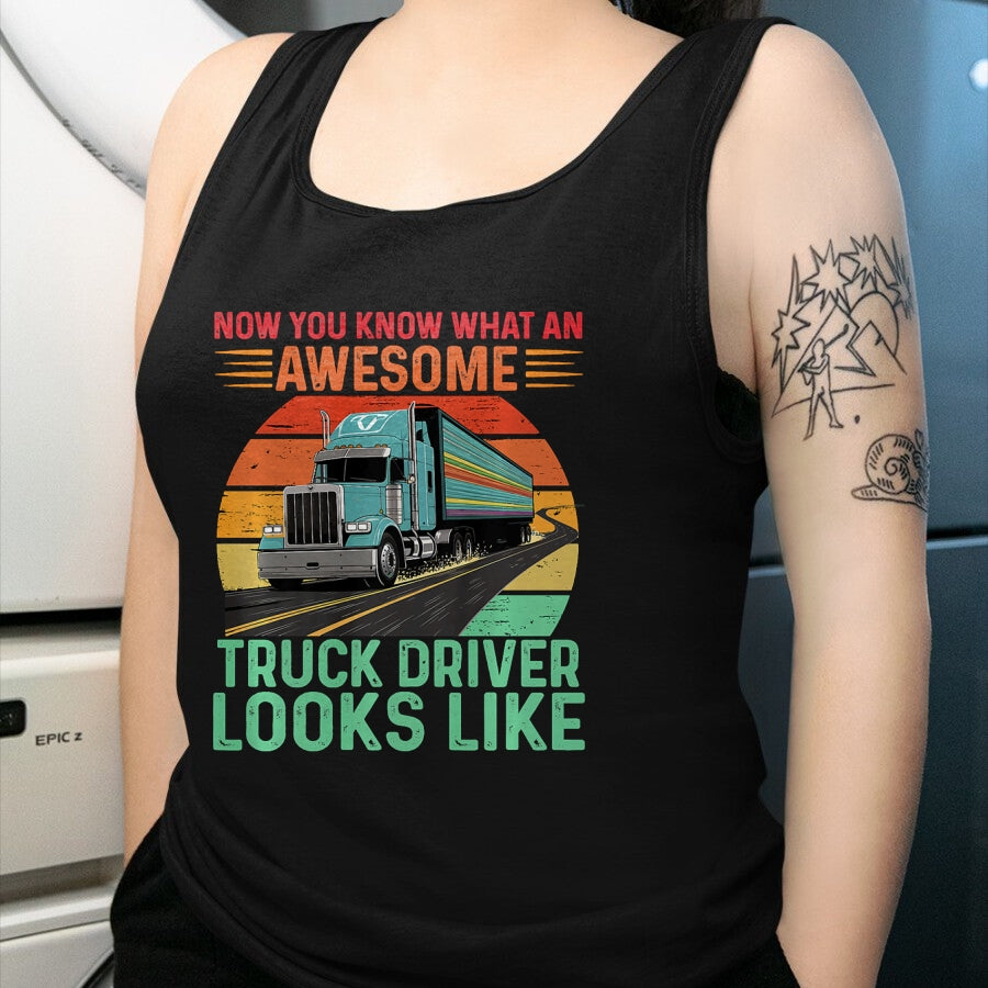 Best Truck Driver Life Shirt, Funny Trucker UnisexT-Shirt/Hoodie/Sweatshirt HLT00 - Awesome Truck driver Trucker Design For Men Truck Driver Premium Tri-blend T-Shirt