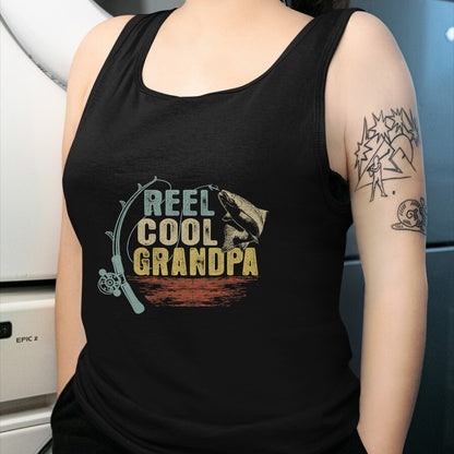 Best Grandpa Shirt, Proud Grandpa Unisex T-Shirt/Hoodie/Sweatshirt HLT00 -Funny Fishing Vintage Reel Cool Grandpa T-Shirt