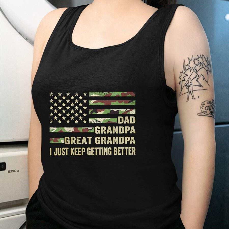 Best Grandpa Shirt, Proud Grandpa Unisex T-Shirt/Hoodie/Sweatshirt HLT00 -Fathers Day Gift from Grandkids Dad Grandpa Great Grandpa T-Shirt