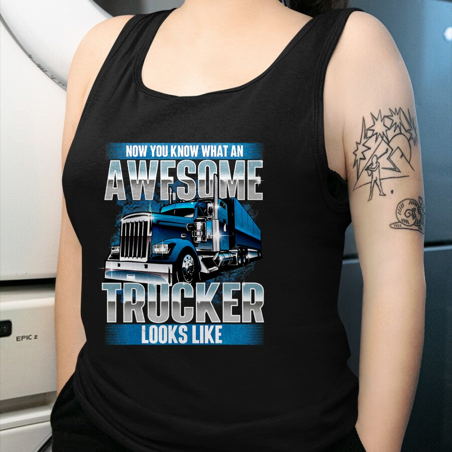 Best Truck Driver Life Shirt, Funny Trucker UnisexT-Shirt/Hoodie/Sweatshirt HLT00 - Awesome Trucker - Semi Truck Driver Trucking Big Rig Trucker T-Shirt