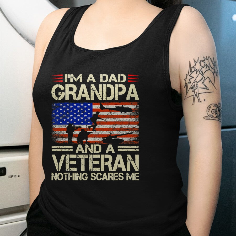 Best Grandpa Shirt, Proud Grandpa Unisex T-Shirt/Hoodie/Sweatshirt HLT00 -Fathers Day Gift Grandpa Gift Dad Grandpa And Veteran T-Shirt