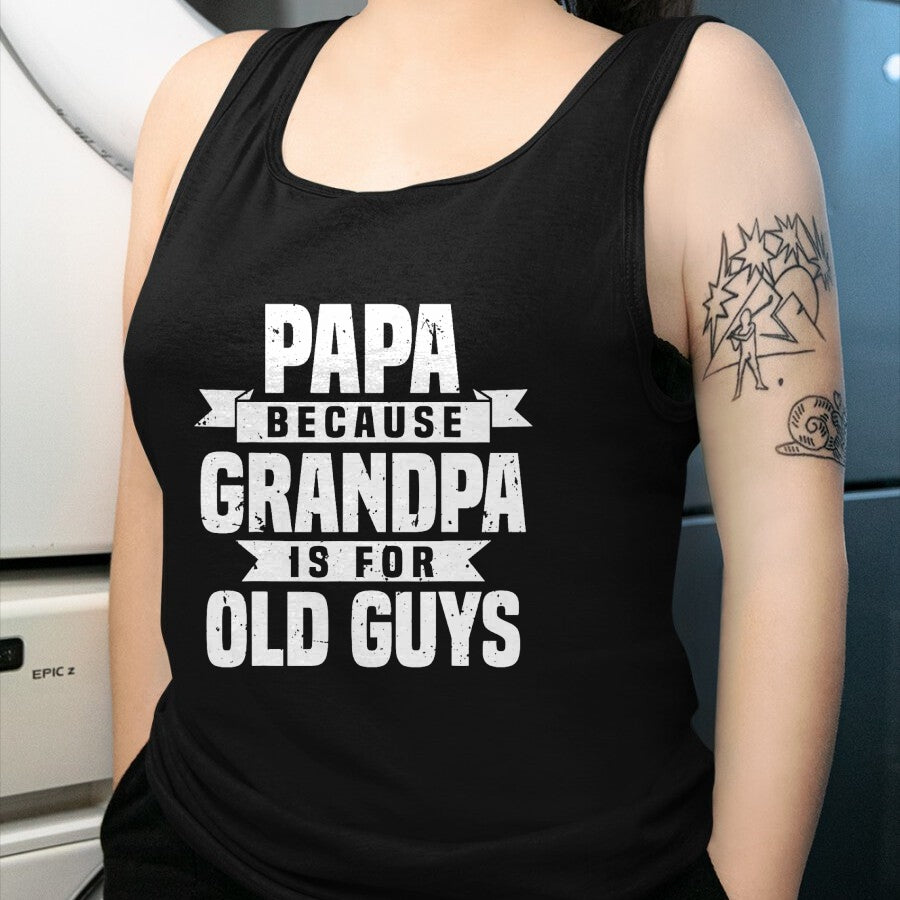 Best Grandpa Shirt, Proud Grandpa Unisex T-Shirt/Hoodie/Sweatshirt HLT00 - Funny Papa Art For Grandpa Men Dad Grandfather Father's Day T-Shirt