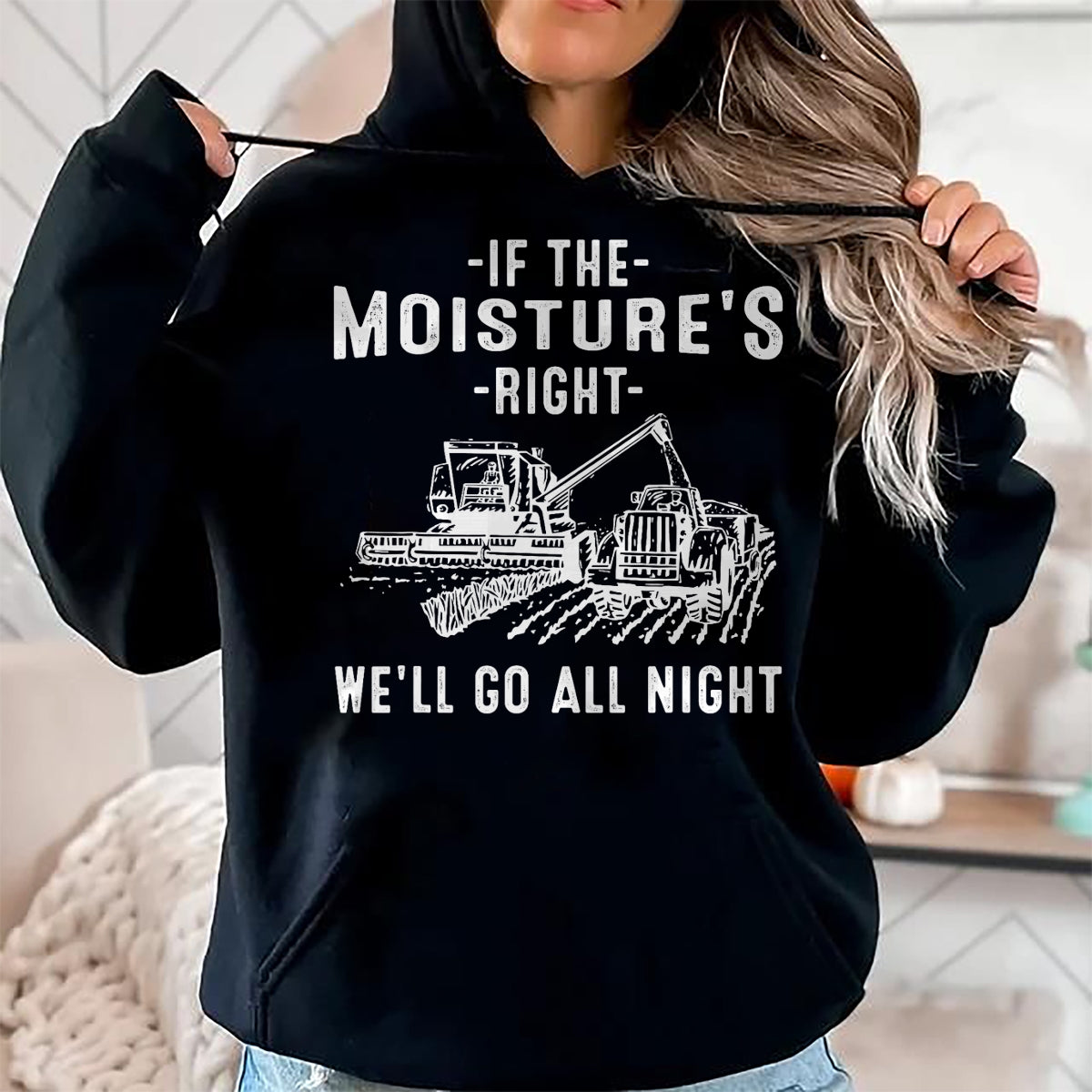 Best Farmer Life Shirt, Funny Farmer UnisexT-Shirt/Hoodie/Sweatshirt HLT00 - Cool If The Moisture's Right Farmer Gift Funny Farm Men T-Shirt (3)