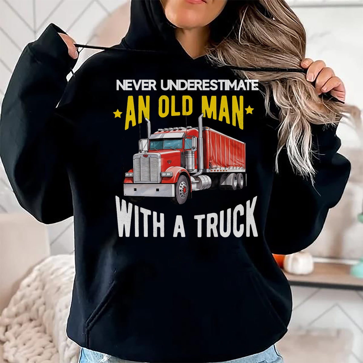 Best Truck Driver Life Shirt, Funny Trucker UnisexT-Shirt/Hoodie/Sweatshirt HLT00 - Truck Driver Trucker Men Dad Funny Trucking Semi trailer T-Shirt
